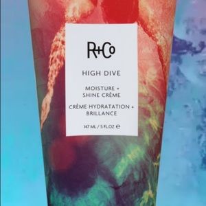 R+Co Crème to smooth and seal hair.